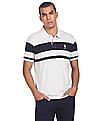 U.S. Polo Assn. Pique Striped Polo Shirt