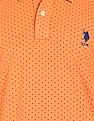 U.S. Polo Assn. Button Placket Printed Polo Shirt