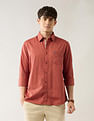 Arrow Sport Solid Pure Cotton Tailored Fit Shirt