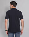 AD by Arvind Solid Polo Shirt