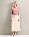 U.S. Polo Assn. Women Contrast Collar Textured Polo Shirt