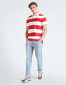 Tommy Hilfiger Striped Custom Fit Polo Shirt