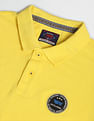 Flying Machine Appliqued Pique Polo Shirt