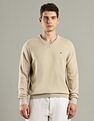 Tommy Hilfiger Solid Regular-Fit Cotton Sweater