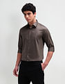 Arrow Newyork Horizontal Striped Dobby Shirt