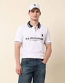 U.S. Polo Assn. Brand Embroidered Gold Cup Polo Shirt
