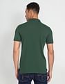 Flying Machine Short Sleeve Solid Polo Shirt
