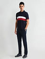 Arrow Sport Horizontal Striped Regular Fit Polo Shirt