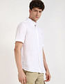 Tommy Hilfiger Solid Regular Fit Plain Woven Shirt