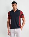 Arrow Sport Short Sleeve Color Block Polo Shirt