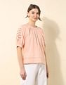U.S. Polo Assn. Women Floral Embroidered Top