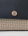 Tommy Hilfiger Logo Beige Pvc Sling Bag