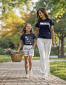 U.S. Polo Assn. Women Metallic Brand Print Cotton T-Shirt