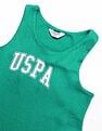 U.S. Polo Assn. Kids Girls Brand Printed A Line Dress