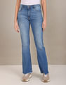 U.S. Polo Assn. Women Mid Rise Bootcut Fit Jeans