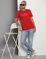 Tommy Hilfiger Hilfiger Script Crew Neck T-Shirt