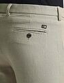 Arrow Sports Cotton Linen Mid Rise Trousers