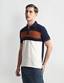 Arrow Sports Colour Block Logo Polo Shirt