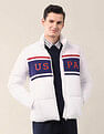 U.S. Polo Assn. Colourblocked Puffer Jacket