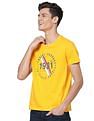 AD by Arvind Crew Neck Graphic Print T-Shirt