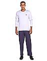 Flying Machine Round Neck Long Sleeve T-Shirt