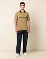 U.S. Polo Assn. Brand Embroidered Gold Cup Polo Shirt