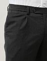 Arrow Textured Mid Rise Trousers
