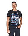 U.S. Polo Assn. Denim Co. Ribbed Neck Brand Print T-Shirt