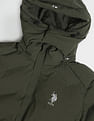U.S. Polo Assn. Denim Co. High Neck Solid Puffer Jacket