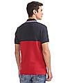 U.S. Polo Assn. Cut And Sew Panel Colour Block Polo Shirt