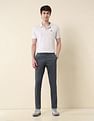 U.S. Polo Assn. Textured Austin Slim Fit Twill Trousers