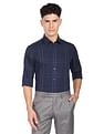Arrow Outline Check Manhattan Slim Fit Shirt