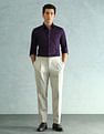 Arrow Newyork Slim Fit Smart Satin Shirt