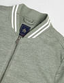 Arrow Sport Stand Neck Knitted Bomber Jacket