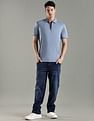 Tommy Hilfiger Solid Regular Fit Cotton Polo T-Shirt