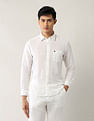 Arrow Sport Slim Fit Pure Linen Shirt