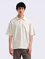 Flying Machine Oversized Fit Solid Polo Shirt
