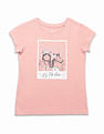 U.S. Polo Assn. Kids Girls Graphic Printed Regular Fit T-Shirt