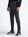 Flying Machine Mid Rise Slash Slim Tapered Jeans