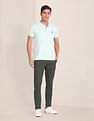 U.S. Polo Assn. Mid Rise Geometric Print Trousers