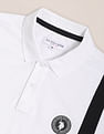 U.S. Polo Assn. Vertical Stripe Embroidered Logo Polo Shirt
