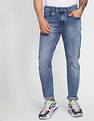 Flying Machine Mid Rise F-Jango Straight Fit Jeans