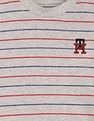 Tommy Hilfiger Kids Horizontal Stripe Monogram T-Shirt