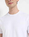 Calvin Klein Jeans White Solid T-shirt Wardrobe Essential