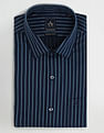 Arrow Manhattan Slim Fit Vertical Stripes Shirt