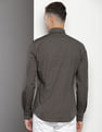 Calvin Klein Brand Print Poplin Shirt
