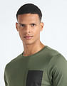 Flying Machine Crew Neck Embossed T-Shirt