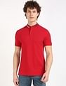 Tommy Hilfiger Solid Slim-Fit Cotton Polo Shirt