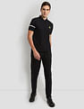 U.S. Polo Assn. Polyester Zipper Sport Polo Shirt