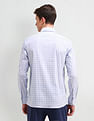 Arrow Slim Fit Dobby All-Over Pattern Shirt
